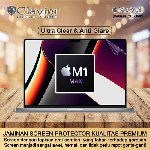 Jual Screen Protector Anti Gores Macbook Pro 16 2021 M1 A2485 MK1F3 ...