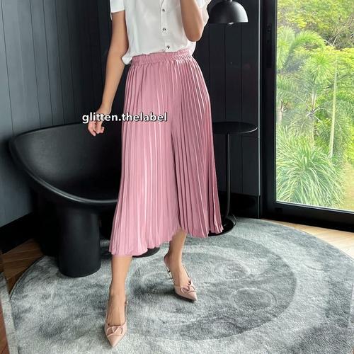 Jual KULOT plisket MIDI Kulot 7/8 Celana Kulot midi Plisket