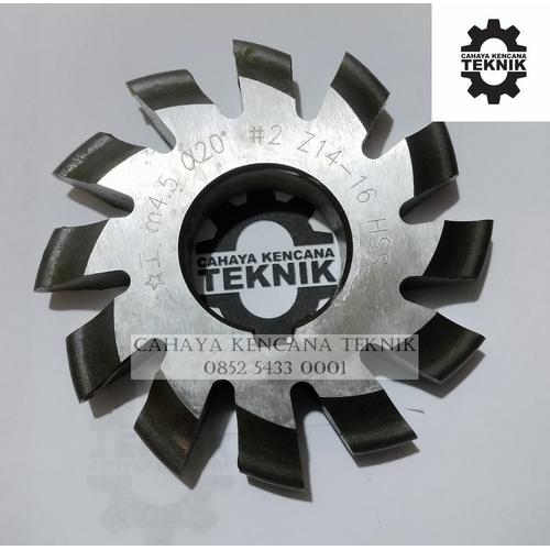 Jual Modul gear M 4 cutter Modul M4 pembuat gear GEAR MILLING CUTTER ...