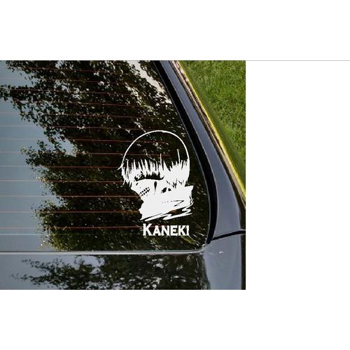 Promo Stiker Face Siluet Ken Kaniki Tokyo Ghoul Mobil Laptop Anime