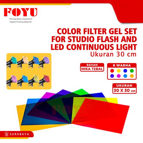 Gel Led Filter Jual Colour Filter Gel Set Untuk Flash Dan LED Light 8 Warna 30 cm ...