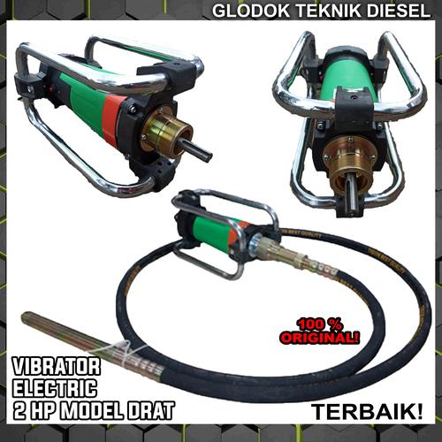 Jual Concrete Vibrator Electric 2 HP 1 Phase Tigon Model Drat TERBAIK