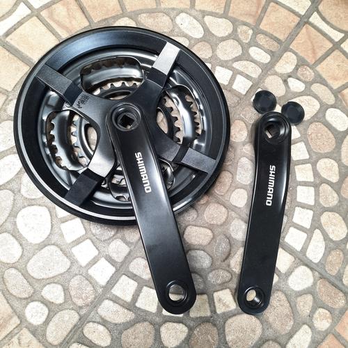 Jual Crank Shimano with COVER Kota Bandung Roda