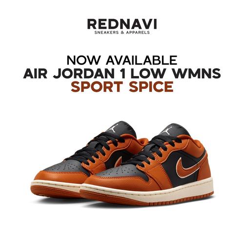 Jual Nike Air Jordan 1 Low WMNS Sport Spice Original - 43 - Kota