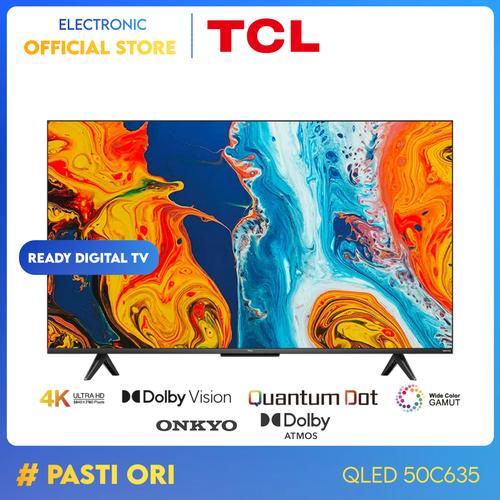 Jual TCL 55C635 C635 Series Qled Smart Google TV 55" Inch 4K HDR 120Hz ...