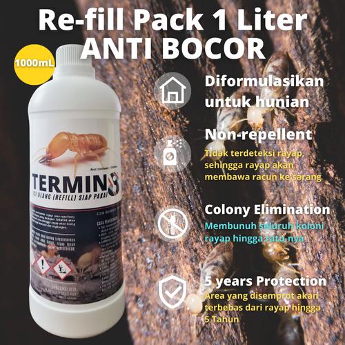 Promo TERMIN8 Anti Rayap Spray Refill 1 Liter Non-Repellent ...