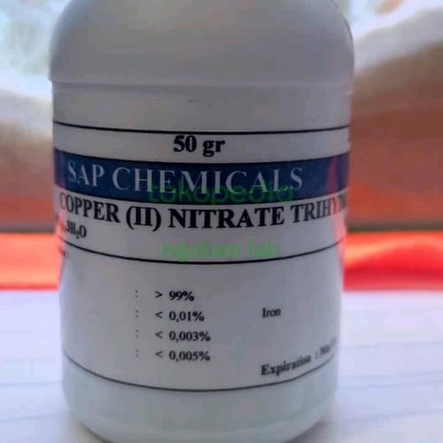Jual copper 2 nitrate trihydrate,tembaga II nitrat,coper 2 nitrat