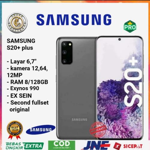 samsung galaxy s20+ s20 plus s20plus 8/128gb second SEIN fullset 8/128GB  di Lana Cellindo Tokopedia