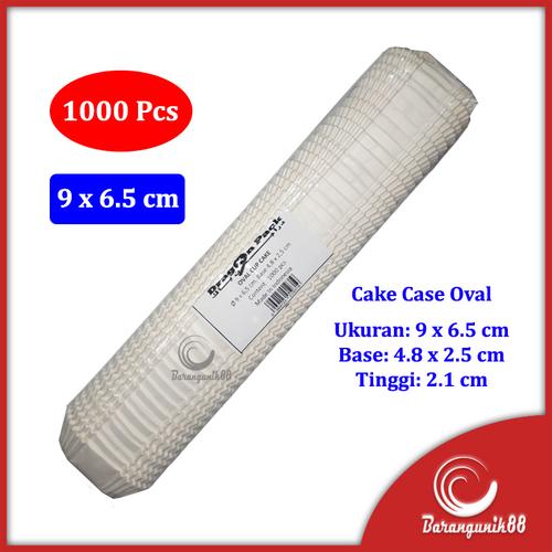 Jual Kertas Bolu Kukus Oval 90mm 1000 Lembar Risole Cake Case Alas ...