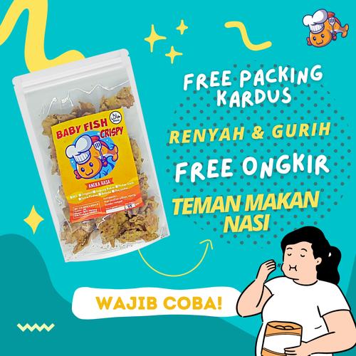Jual Snack / Camilan Halal Baby Fish Crispy - 30 gr - BBQ - Kota Malang ...