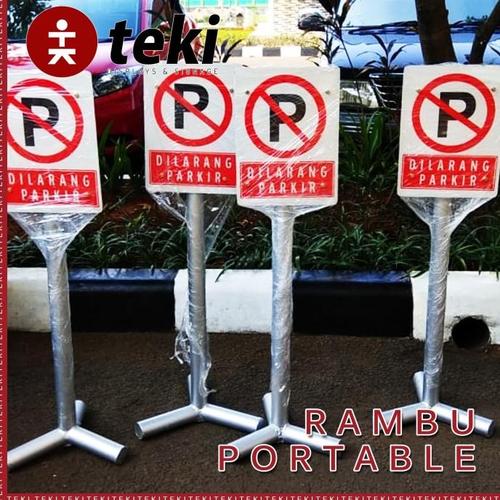 Jual Rambu Portable / Rambu Dilarang Parkir /Rambu Lalulintas - Jakarta ...