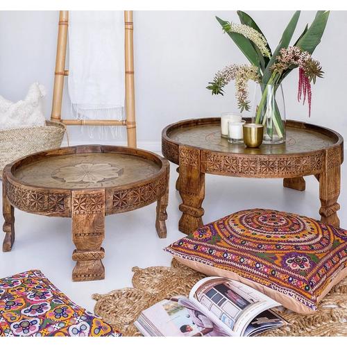 Jual unique hand carved table from teakwood ukiran jepara meja antik