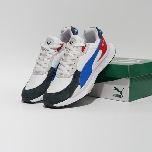 Jual Sepatu puma wild rider 8 pickup trainers original material - white ...