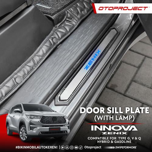 Promo Otoproject Door Sill Plate Zenix W/Lamp Ori Design V1 Cicil 0