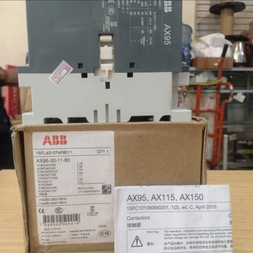 Jual Contactor ABB AX95-30-11-80 220V Original New ABB - Jakarta Pusat ...