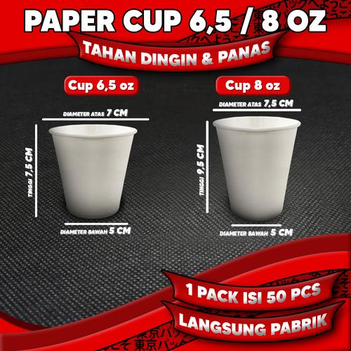 Promo Hot Paper Cup / Gelas Kertas Minuman Panas / Paper Cup Polos ...