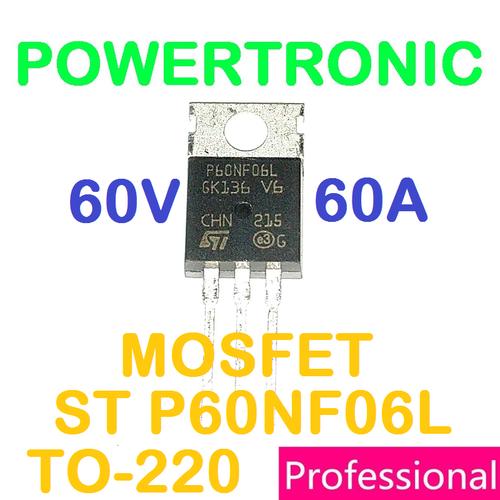 Jual P60NF06L 60V 60A MOSFET STP60NF06L 60N06 P60NF06 LOW RDS ...
