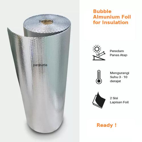 Jual Almunium bubble foil peredam panas Aluminium insulasi atap 1 Roll ...