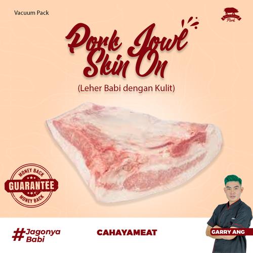 Jual Leher Babi Utuh Dengan Kulit Premium/Premium Pork Jowl Skin on