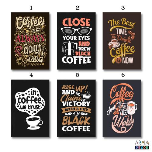Jual Hiasan Dinding Cafe Quotes Coffee - Poster Kayu - 1 - Kab. Bogor