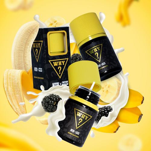 Jual WHY Banana Cream Berry 60ML by Tretan Muslim x Vaping Chills