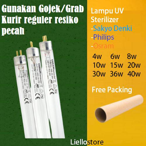 Jual SANKYO DENKI G30T8 Lampu UV (Ultraviolet) Germicidal Lamp OSRAM 30w Jakarta Utara