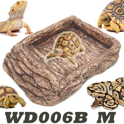 Promo WD006B water feeding dish tempat minum berendam kura sulcata tortoise  WD006B M di Tokopedia