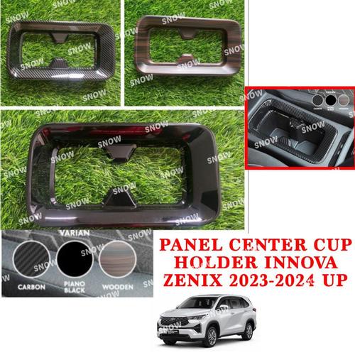 Jual Panel Center Cup Holder Innova Zenix 2022 2023 2024 Hitam Wood