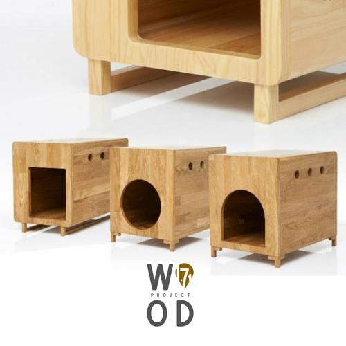 Jual rumah kucing kandang kucing kayu box kucing kayu aesthetic ...