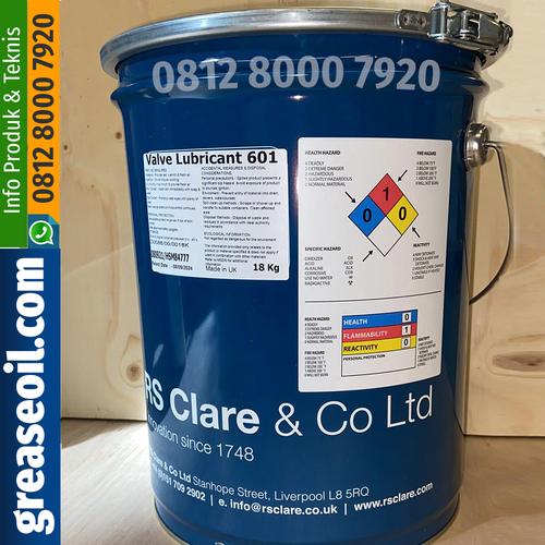 Jual VALVE LUBRICANT 601 RS CLARE Synthetic Valve Lubricant Sealant ...