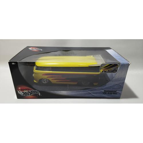 Hot Wheels 1/18 - VW Drag Bus Custom Flames - Diecast 26416 - Occasion