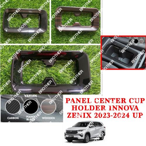 Jual Panel Center Cup Holder Innova Zenix 2022 2023 2024 Hitam Wood ...