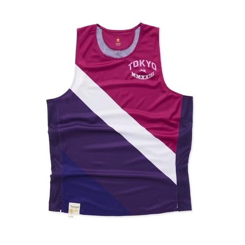 Jual Tracksmith Marathon 2023 Boston Tokyo London Men's Running Singlet