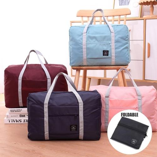 Promo C081 Foldable Travel Bag / Hand Carry Tas Lipat Koper Bagasi