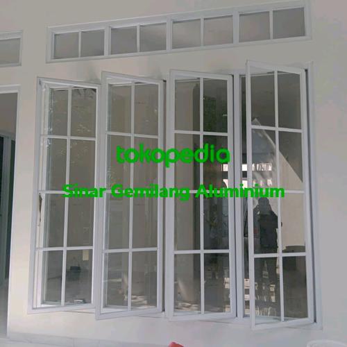 Jual jendela swing motif ornamen klasik - Kota Tangerang - Sinar
