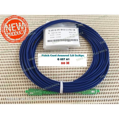 Jual Patch Cord Armored SC/APC to SC/APC-SM-SX-3.0-PVC~CORNING/FURUKAWA ...