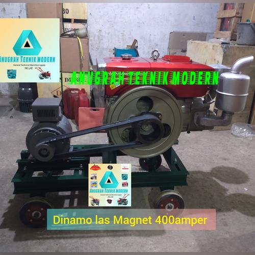 Jual Dinamo las 400Amper Magnet Engine Diesel 24HP ZS1115 Sasis roda ...