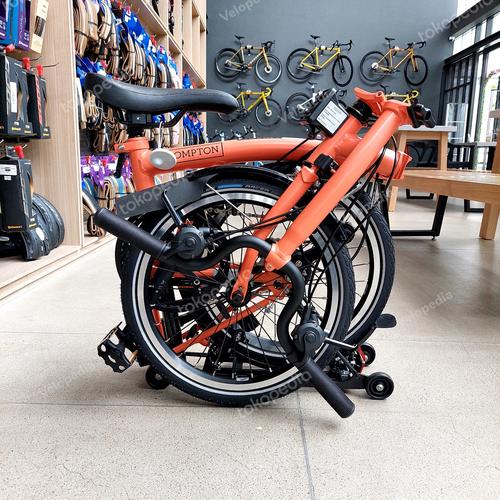 Jual Brompton C line explore Black edition Mid Rise Rear Rack Fire