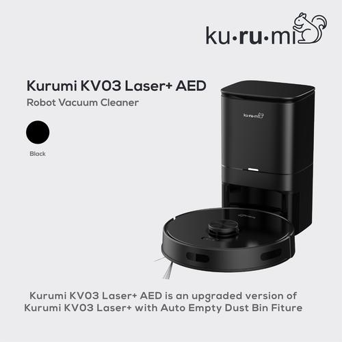 Promo Kurumi KV 03 Laser+ Robot Vacuum Cleaner with Auto Empty Dustbin Cicil 0 3x Jakarta