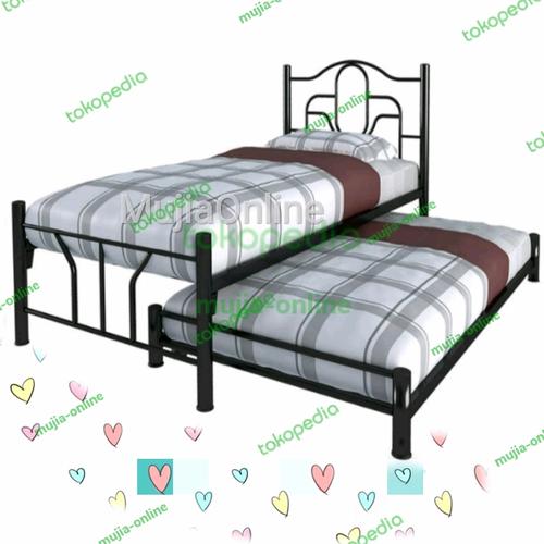 Jual Ranjang Divan Besi Sofa Susun Bawah Sorong Dorong Request Ukuran ...