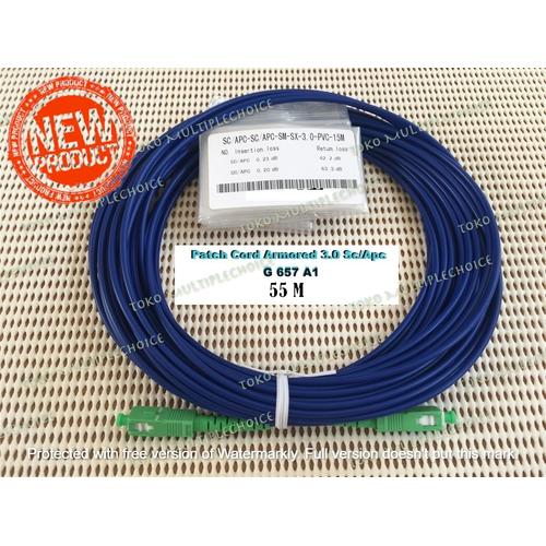 Jual Patch Cord Armored SC/APC to SC/APC-SM-SX-3.0-PVC~CORNING/FURUKAWA ...