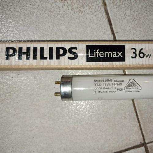 Philips TL-D Colored 18W - Lampada Fluorescente Tubolare Gialla, G13, 26 Mm, Per Effetti Luminosi E Atmosfere Speciali