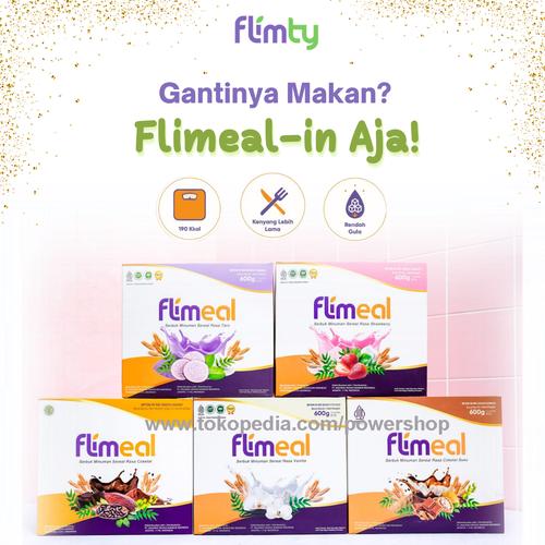 Jual Flimeal Sereal 1 box isi 12 sachet Vanilla Strawberry Taro By ...