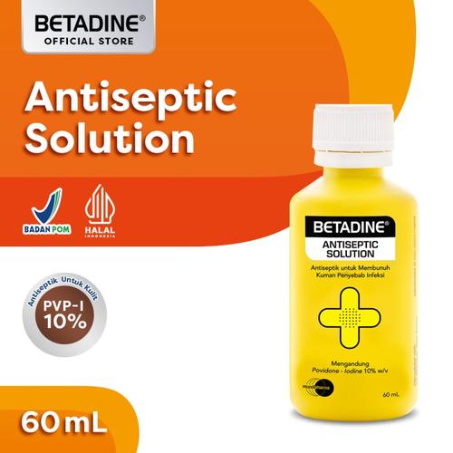 Promo BETADINE SOLUTION Obat Luka Antiseptik 60ml Kota Tangerang