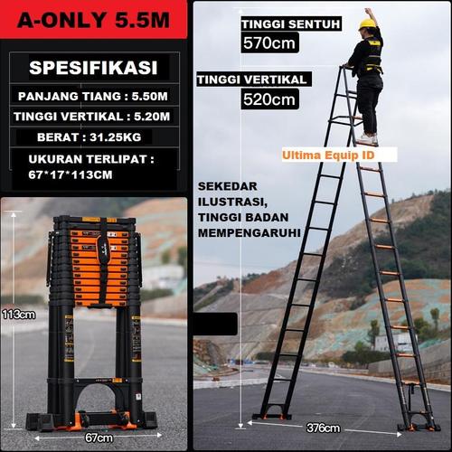 Jual 4 2m 5m 5 8m 6 6m 7 4m 8 2m Tangga Lipat Teleskopik Telescopic A jual-4-2m-5m-5-8m-6-6m-7-4m-8-2m-tangga-lipat-teleskopik-telescopic-a