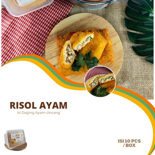 Jual Risoles Ayam/ Daging Ayam Cincang / Risol isi ayam (isi 10 pcs/box ...