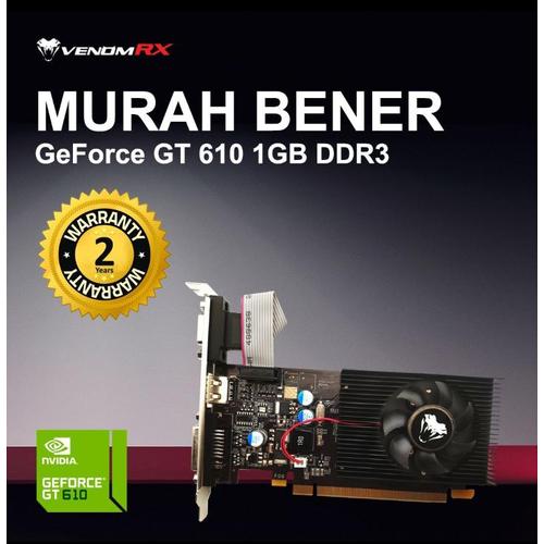 Ddr3 Geforce 610 1gb VGA CARD VURRION GT 610 1GB LP DDR3 64BIT