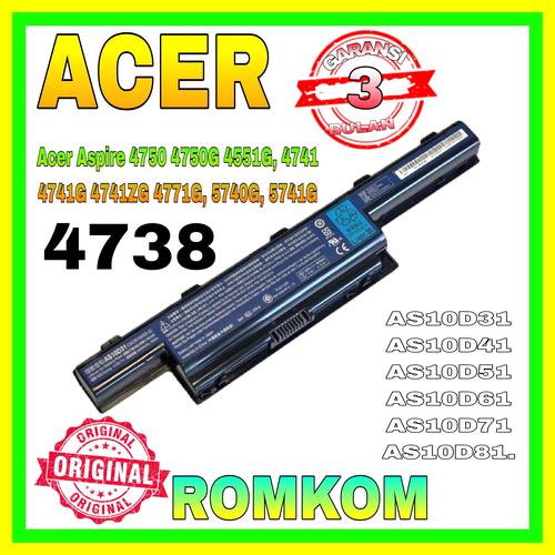 Replacement Laptop Battery For Acer Aspire E1 Series – 4400mAh, 11.1V, 6-Cell