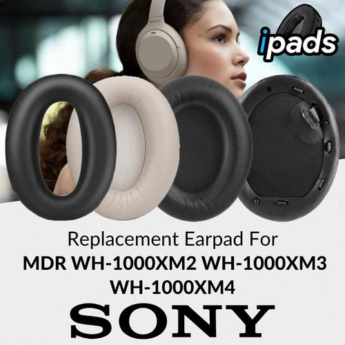 Earpad Busa Sony MDR WH1000XM3 WH1000XM4 WH1000XM2 WH 1000 XM3 XM4 XM2  Sony WH1000XM4, Leather Black di Tokopedia