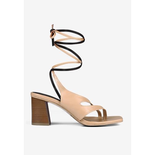 Jual INPACA Two Tone Zenit Strappy Heels 37 Bandung